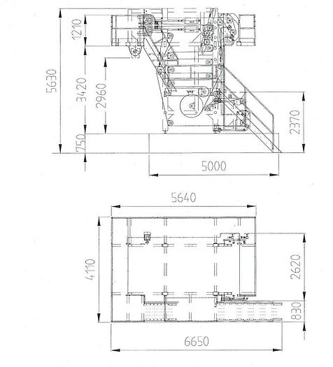 Used Prasa taśmowa "AMOS"