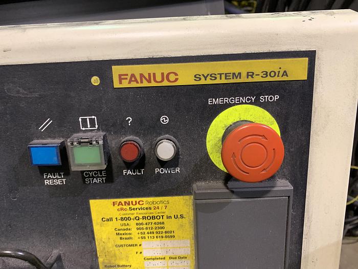 Used FANUC M900iA/600 6 AXIS CNC ROBOT WITH R30iA CONTROLLER 600KG X 2832mm REACH