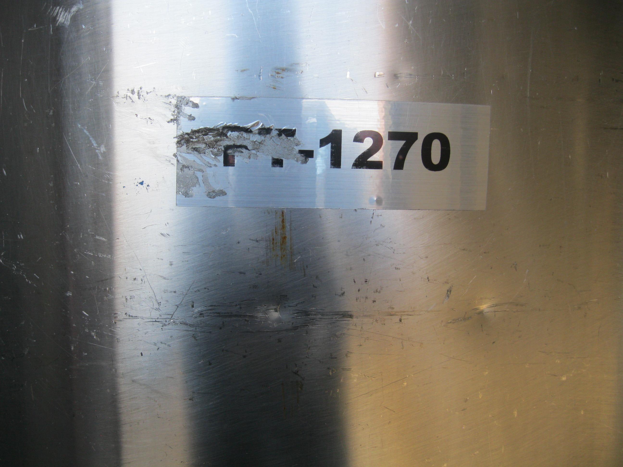 Used 500 GALLON  INSULATED STORAGE TANK