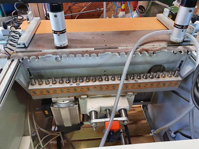 Used 1998 MAGGI Single-head Boring Machine for Horizontal and Vertical Drilling mod. BORING-SYSTEM 23 TOP