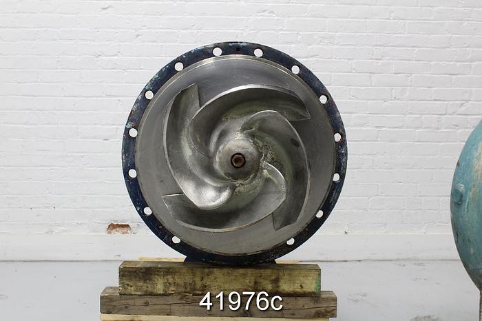 Used Goulds 3175 12x14x22 Pump, CF8M Casing, 4-Vane 19.5" SS Impeller #41976