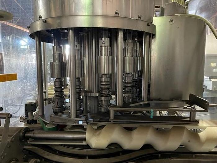 Used 2003 Fowler Zalkin 10 Head Rotary Capper