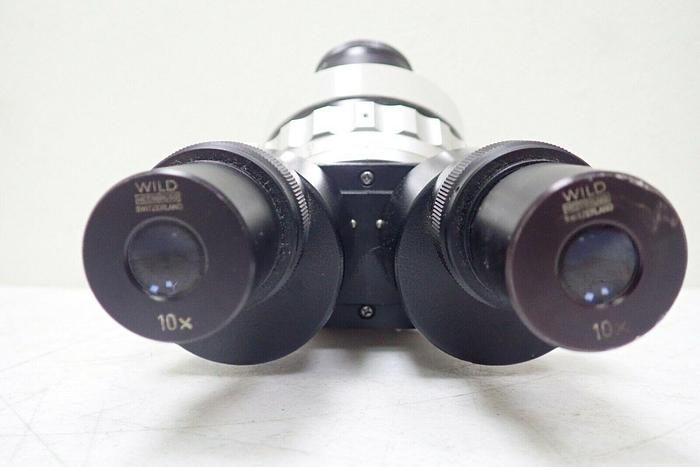 Used wolfe 856708 0.7-4.5 Stereo Zoom Microscope Head w/ Wild Heerbrugg 10X Eyepieces
