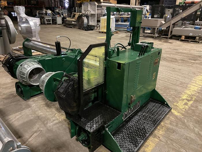 Used 100" (2.54M)  MARTIN SHAFTLESS FLOOR PICK UP UNWIND STAND 72" DIAMETER