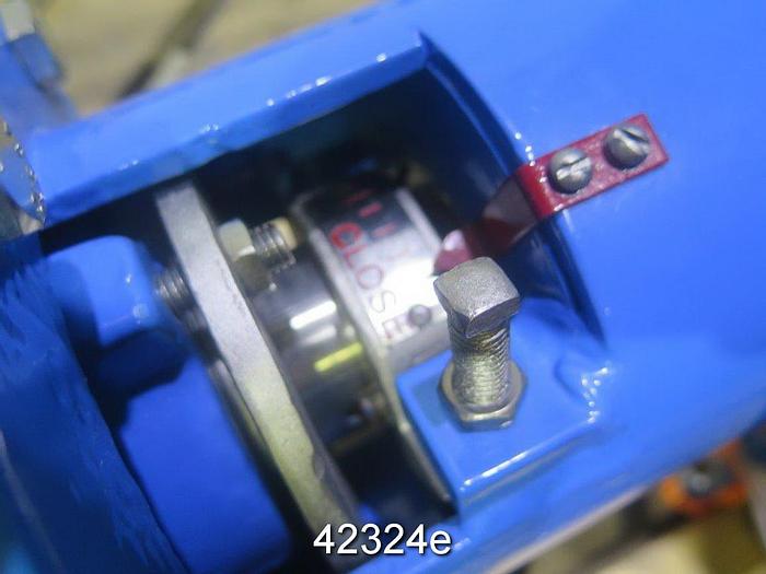 Used 6" Refurbished Dezurik Basis Weight Valve/PVC #42324