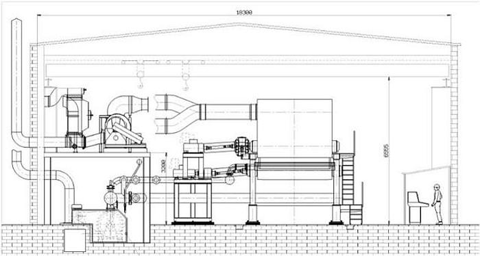 Used (PMT-40) - Tissue Paper Machine, Crescent Former - 2650 mm - Toscotec, Italy