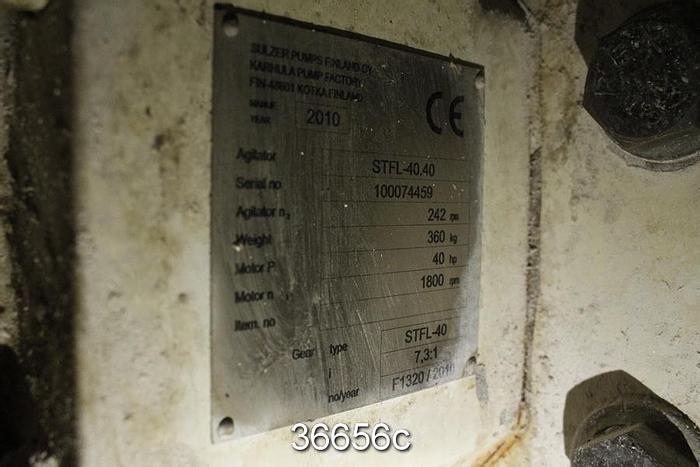 Used Sulzer STFL 40.40 Side Mount Agitator #36656