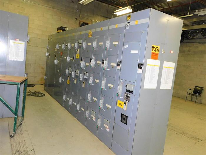 Used Square D Model 6 MCC's & Mill Electrics