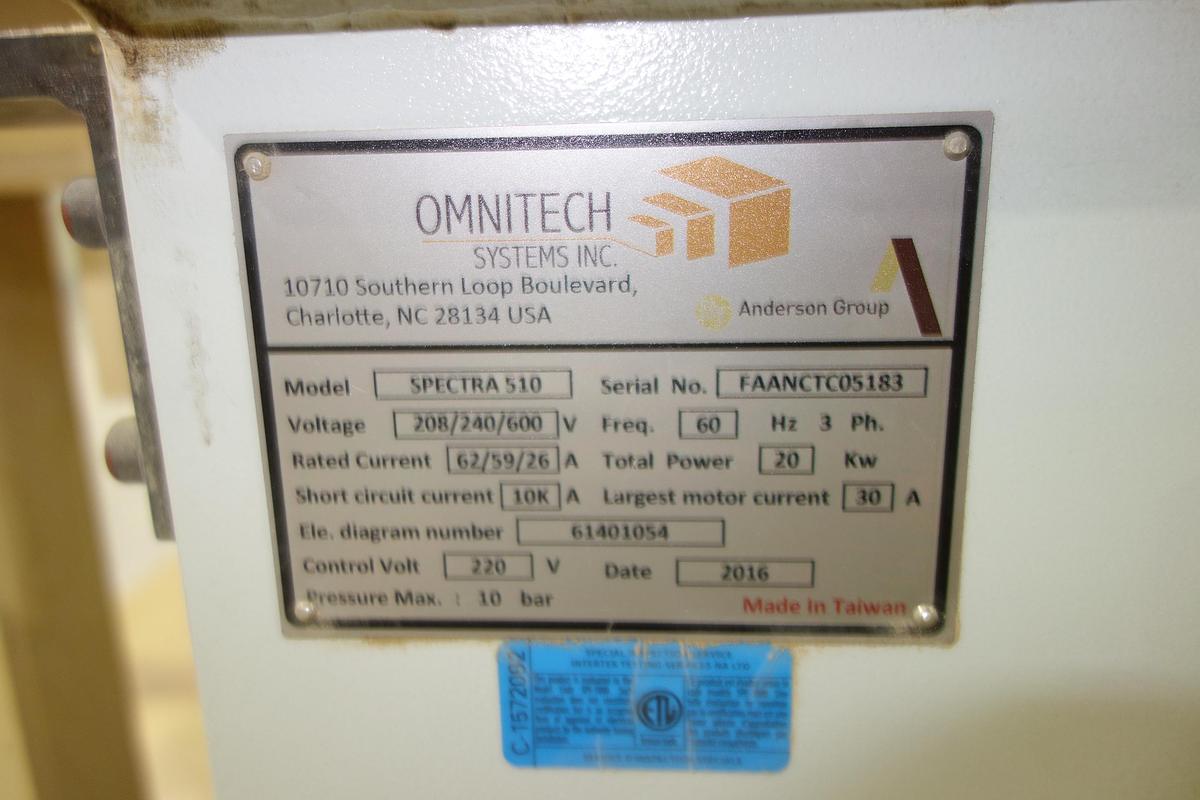 Used 2016 Omnitech SPECTRA 510 CNC ROUTER