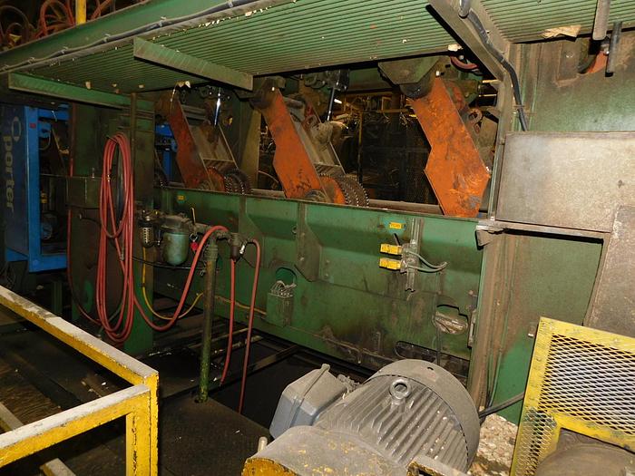 Used Kockums Cancar Chip-N-Saw Canter Line, DLI, 18" X 20'