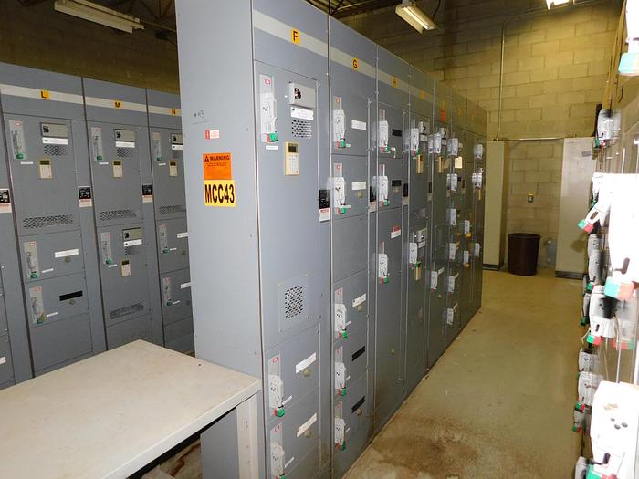 Used Square D Model 6 MCC's & Mill Electrics