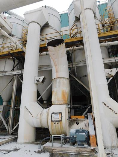 Used Carter Day/Air Cure 376 AC10 Bagouse System