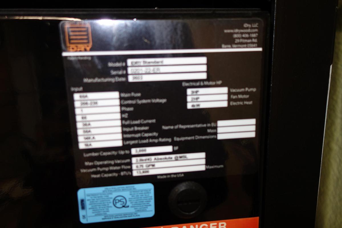 Used 2022 IDry Standard Dry Kiln