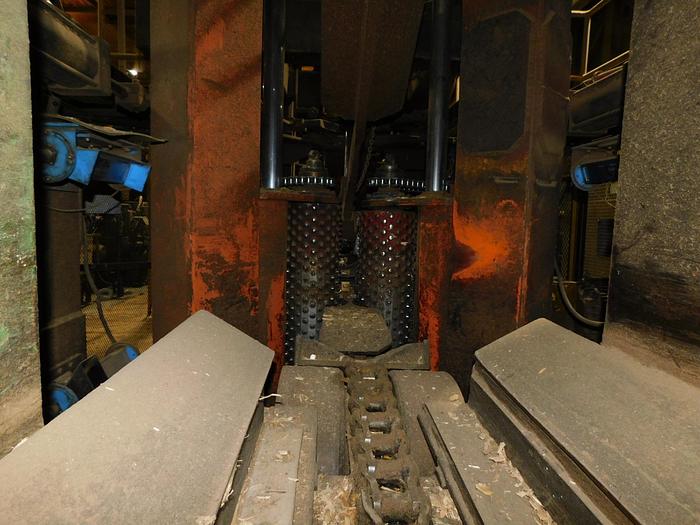 Used Kockums Cancar Chip-N-Saw Canter Line, DLI, 18" X 20'