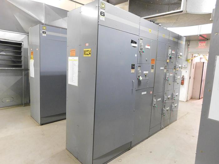 Used Square D Model 6 MCC's & Mill Electrics
