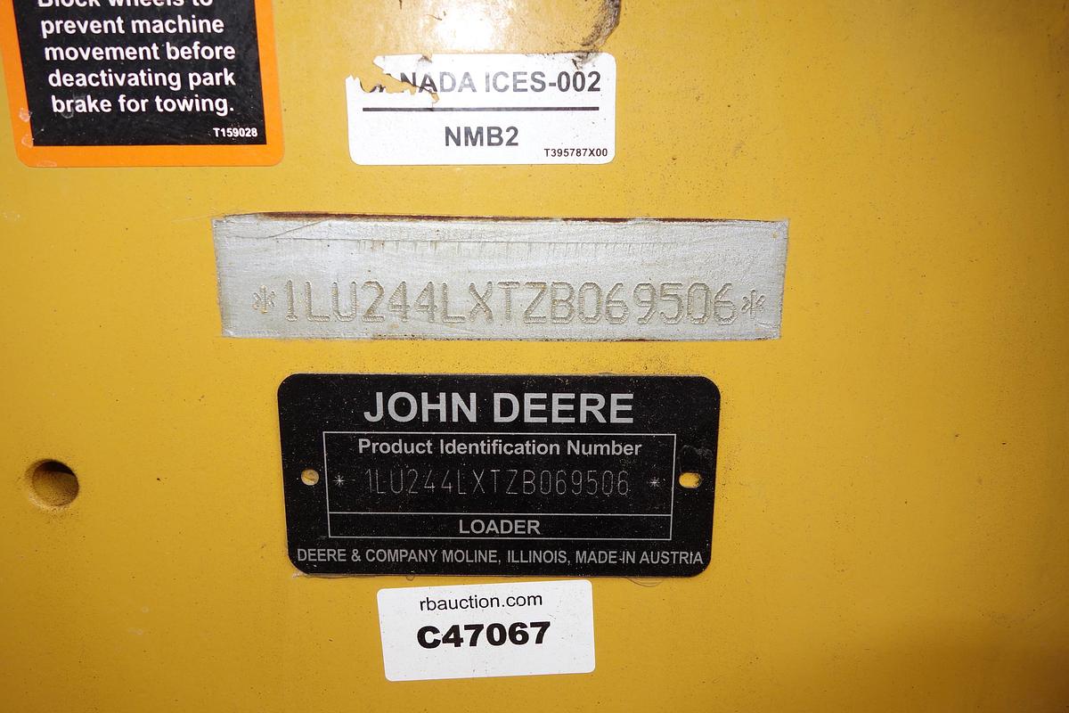 Used 2022 John Deere  244L Wheel Loader