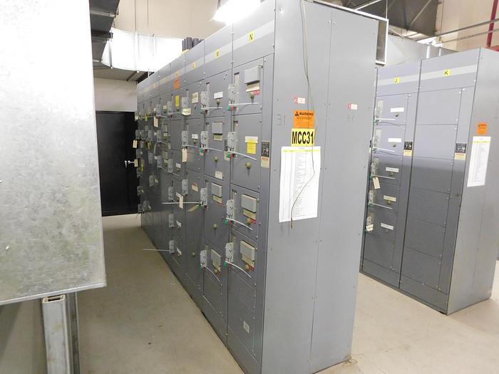 Used Square D Model 6 MCC's & Mill Electrics