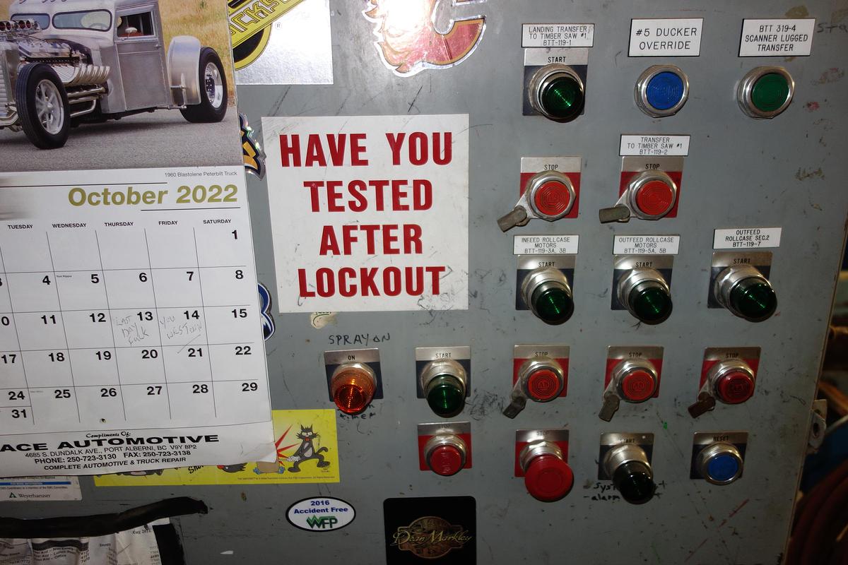 Used L-M Equipment 2 Saw Timber Deck