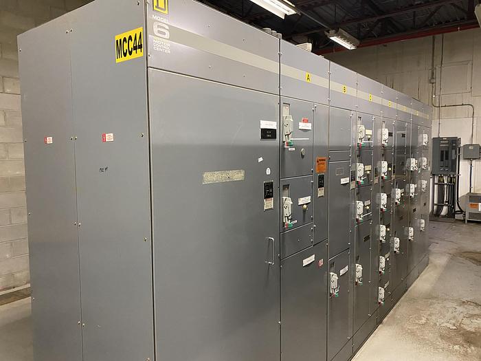 Used Square D Model 6 MCC's & Mill Electrics