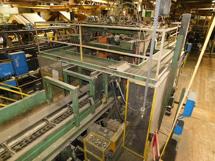 Used Kockums Cancar Chip-N-Saw Canter Line, DLI, 18" X 20'