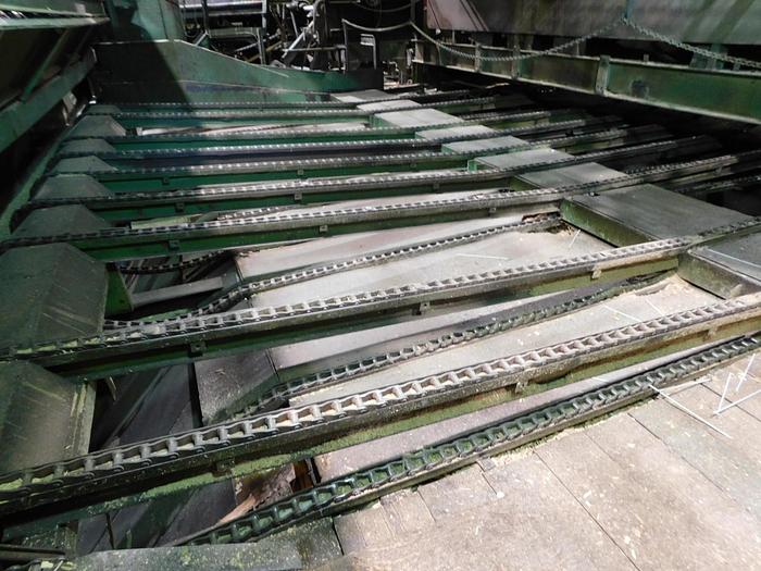 Used Kockums Cancar Chip-N-Saw Canter Line, DLI, 18" X 20'