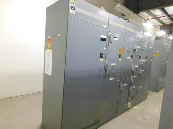 Used Square D Model 6 MCC's & Mill Electrics