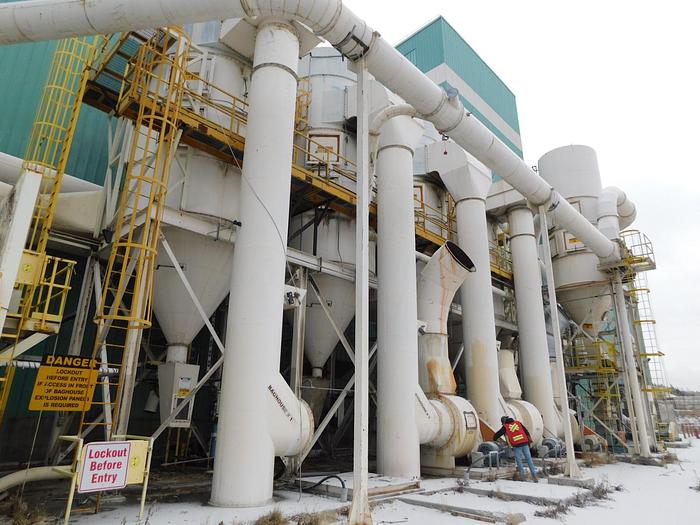 Used Carter Day/Air Cure 376 AC10 Bagouse System