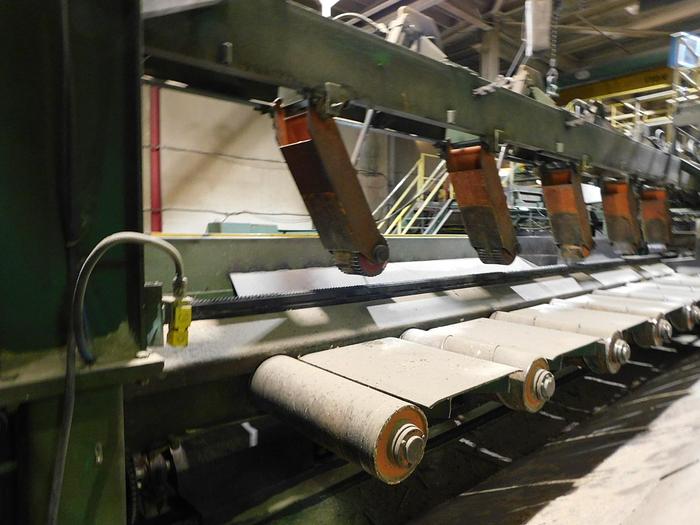 Used Kockums Cancar Chip-N-Saw Canter Line, DLI, 18" X 20'