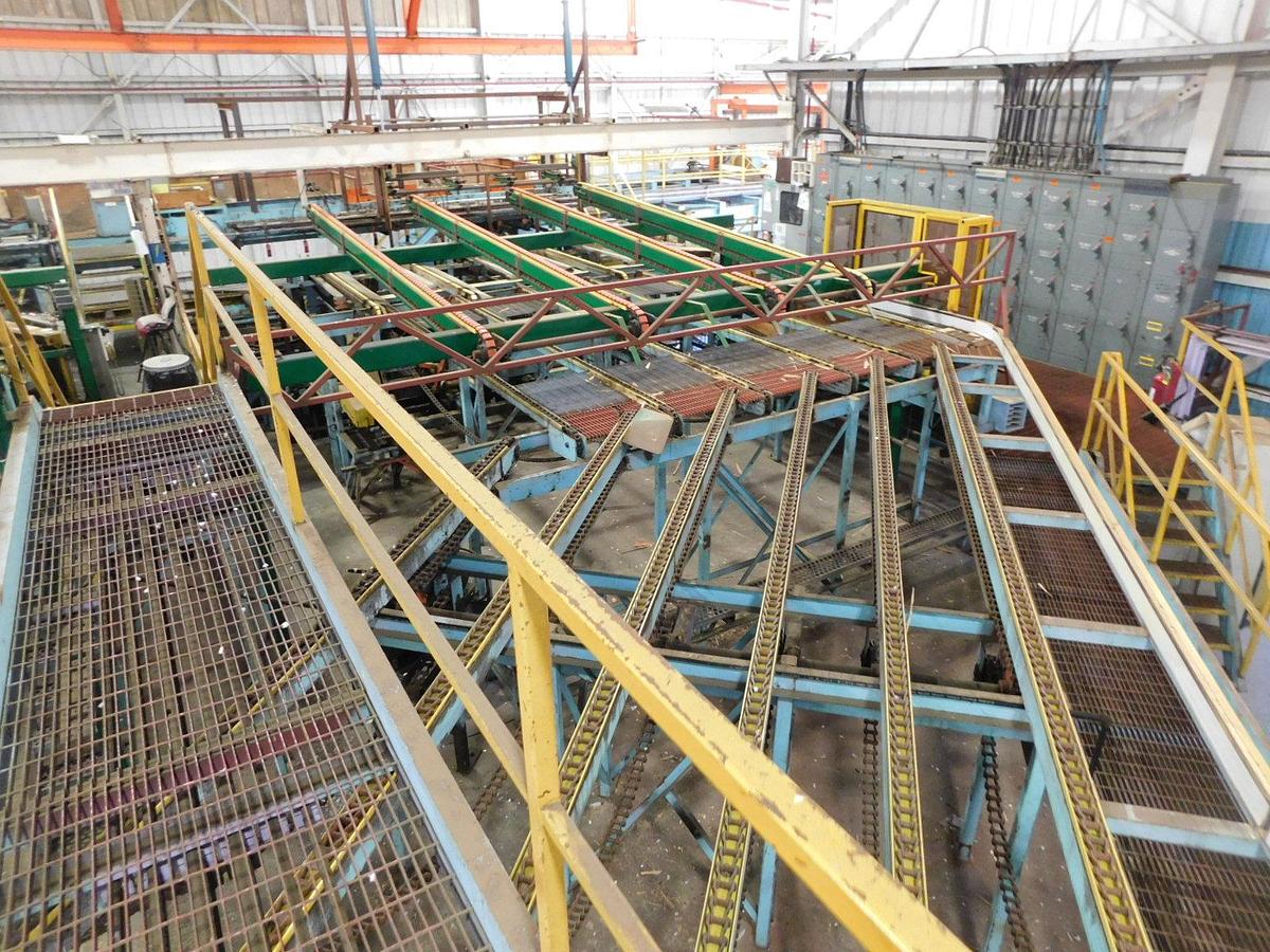 Used Newnes  24 Slant Tray Lumber Sorter