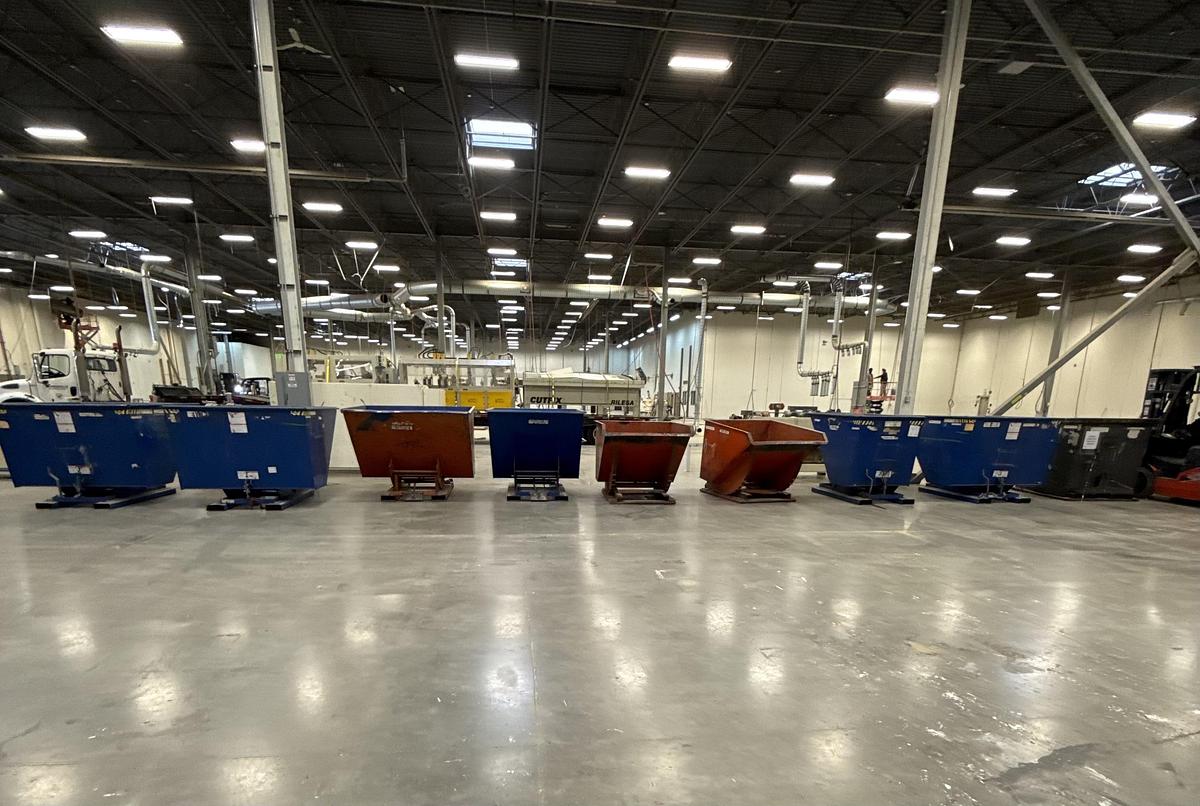 Used Self Dump Hopper Bins