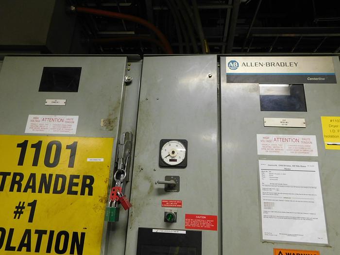 Used Square D Model 6 MCC's & Mill Electrics