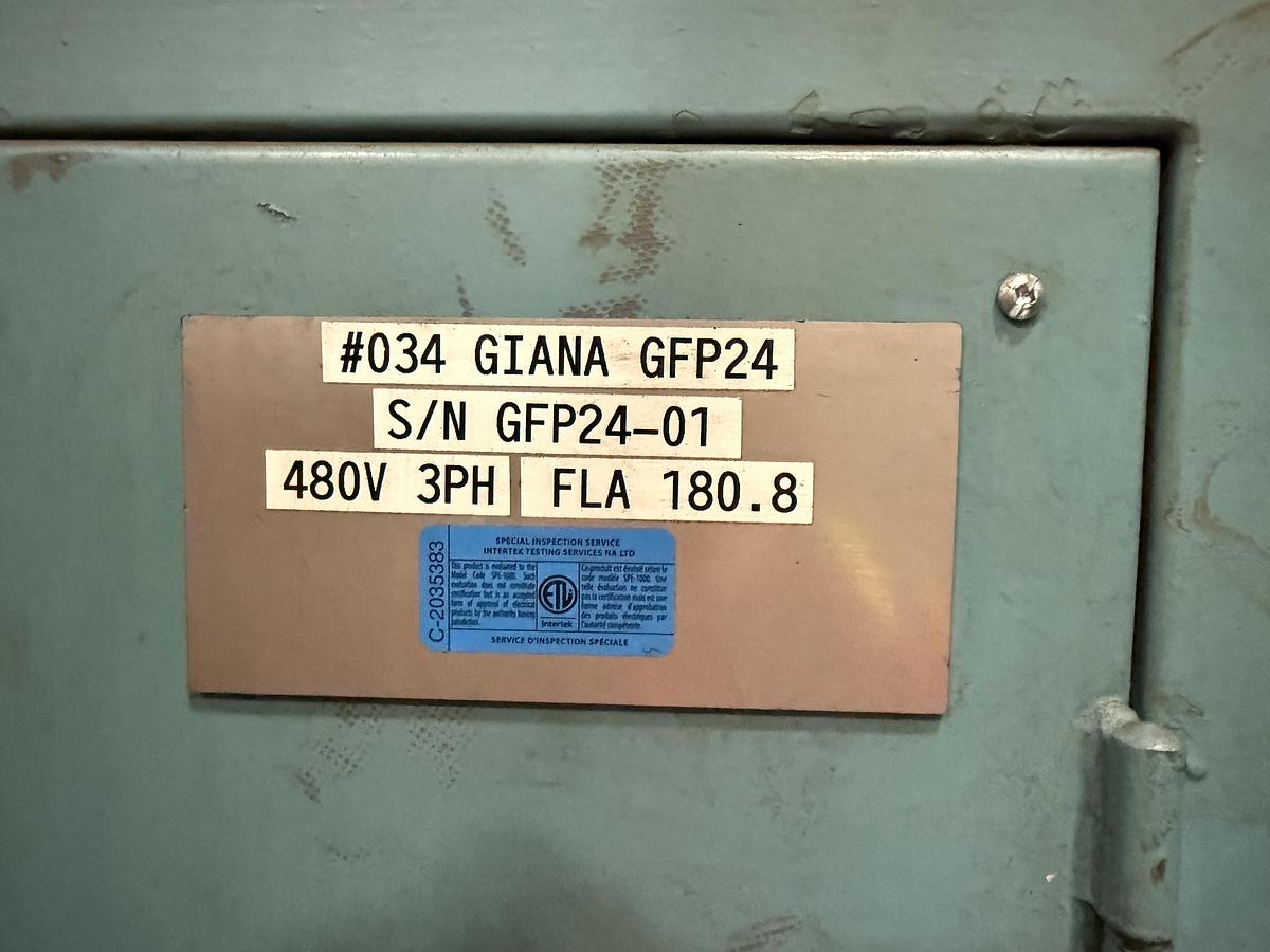 Used Giana GFP-24 129" X 531" HD LATHE