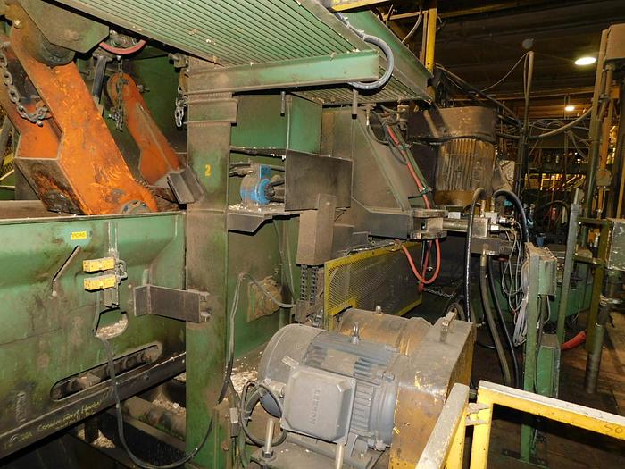 Used Kockums Cancar Chip-N-Saw Canter Line, DLI, 18" X 20'