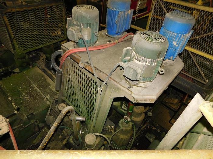 Used Kockums Cancar Chip-N-Saw Canter Line, DLI, 18" X 20'