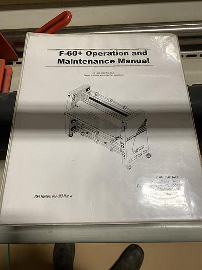 Used GBC Pro-Tech F60+ Double Sided Hot Roll Laminator