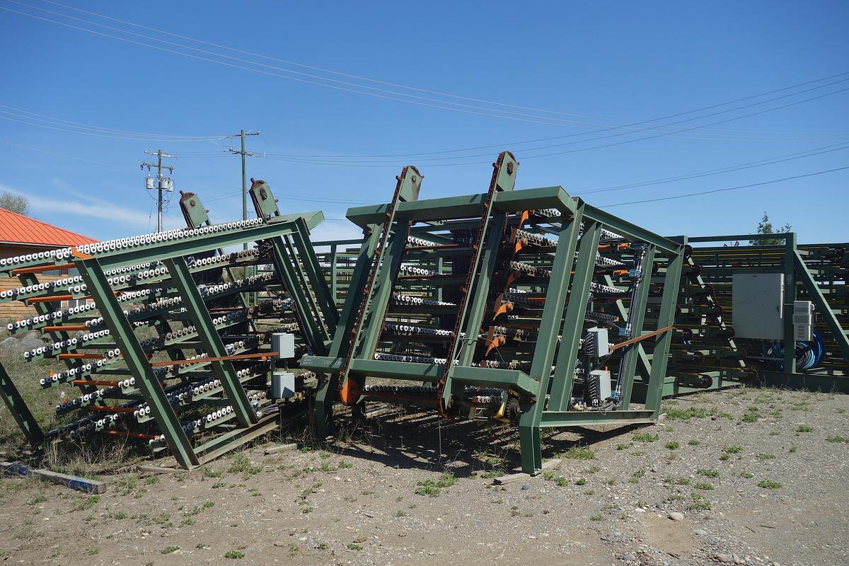 Used CARRIER STUD MILL 7 TRAY LUMBER SORTER