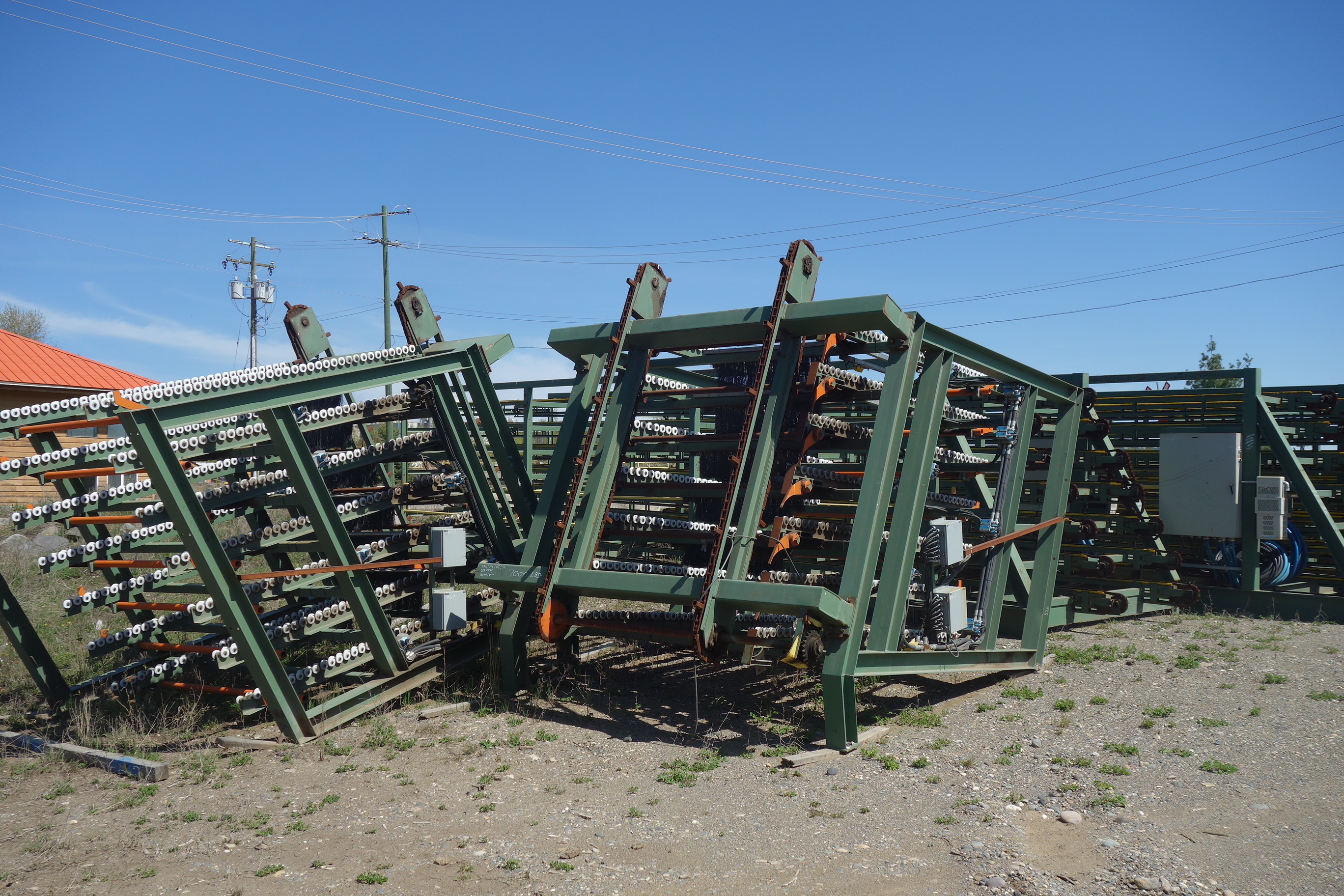 Used CARRIER STUD MILL 7 TRAY LUMBER SORTER