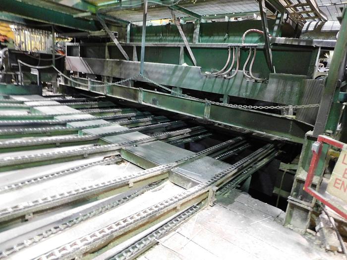 Used Kockums Cancar Chip-N-Saw Canter Line, DLI, 18" X 20'