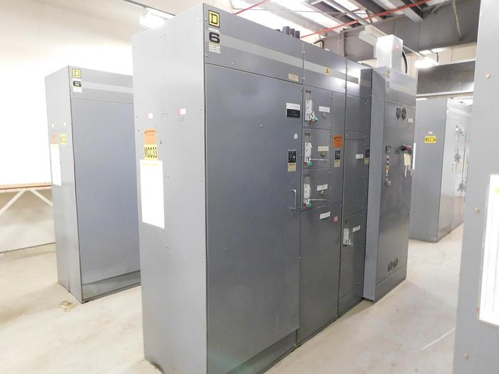 Used Square D Model 6 MCC's & Mill Electrics