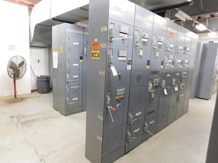 Used Square D Model 6 MCC's & Mill Electrics