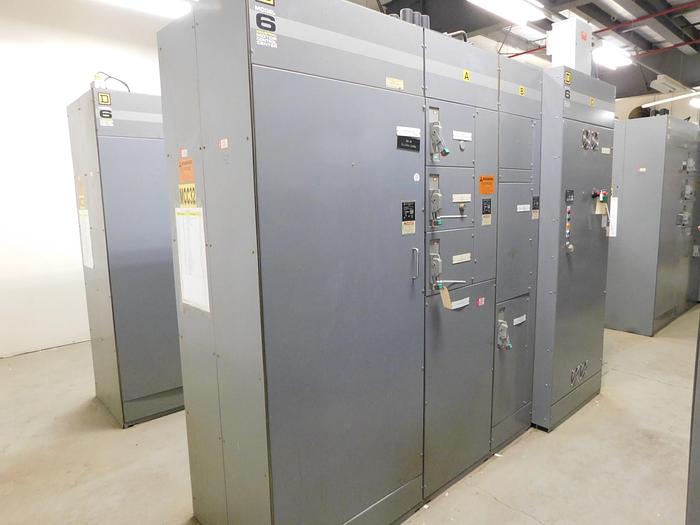 Used Square D Model 6 MCC's & Mill Electrics