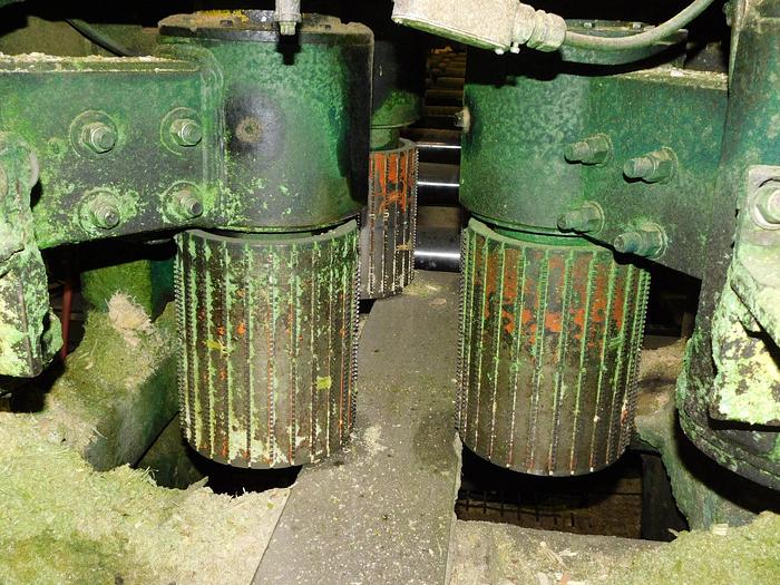 Used Kockums Cancar Chip-N-Saw Canter Line, DLI, 18" X 20'