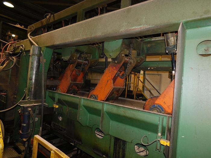 Used Kockums Cancar Chip-N-Saw Canter Line, DLI, 18" X 20'