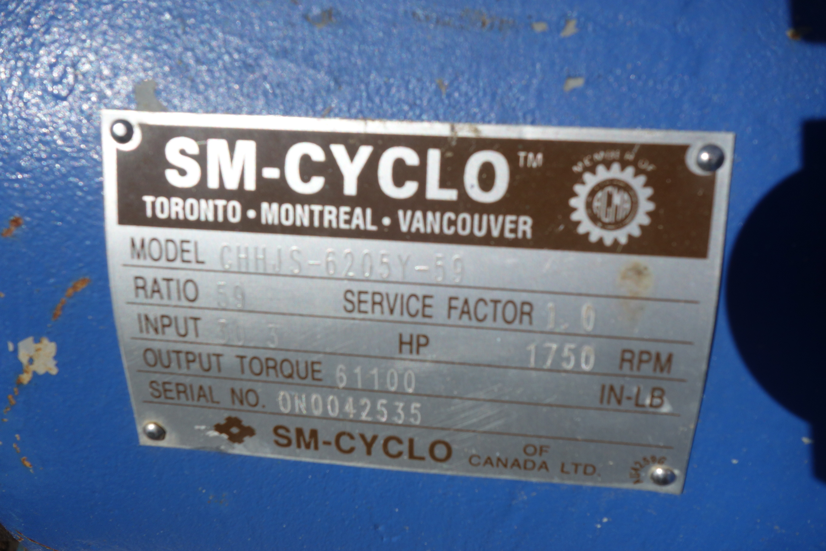 Used SM-CYCLO  REDUCERS