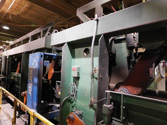 Used Kockums Cancar Chip-N-Saw Canter Line, DLI, 18" X 20'