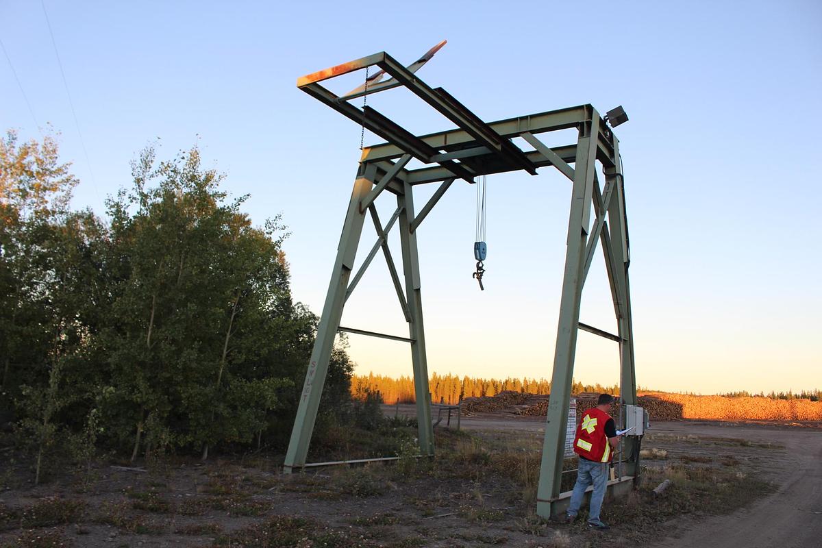 Used SWL  10 Ton Trailer Loader Hoist