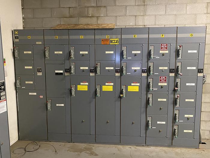Used Square D Model 6 MCC's & Mill Electrics