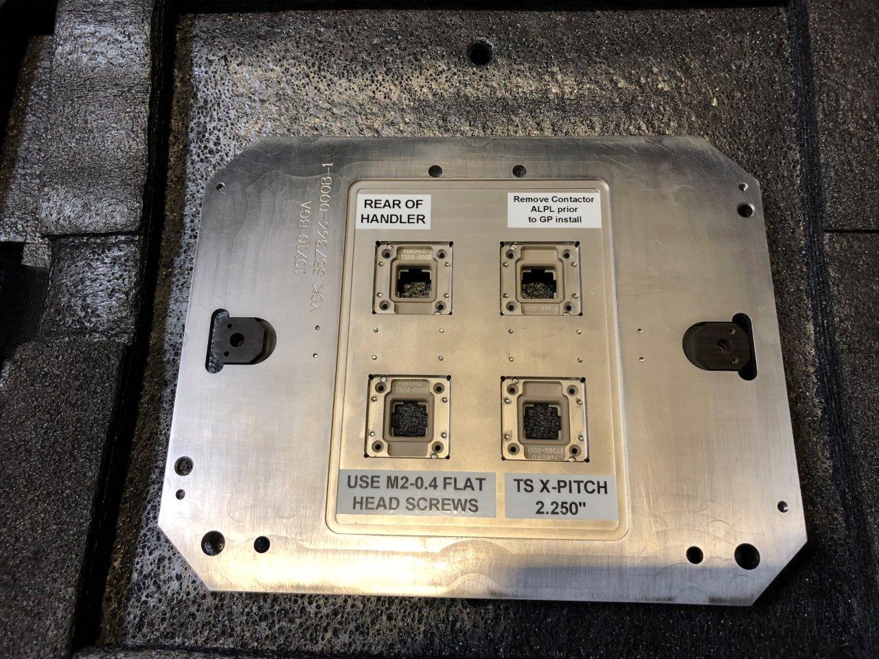 Used Delta Edge DE8000 Q-FPH - 248 CTBGA - 10x10x1.10 Test Handler Change Kit