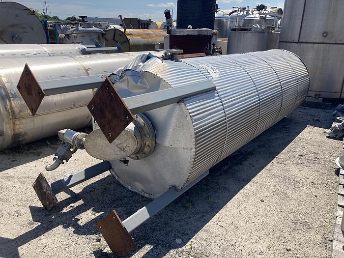 Used BPT Inc. approximately 1,100 gallon stainless steel vertical tank