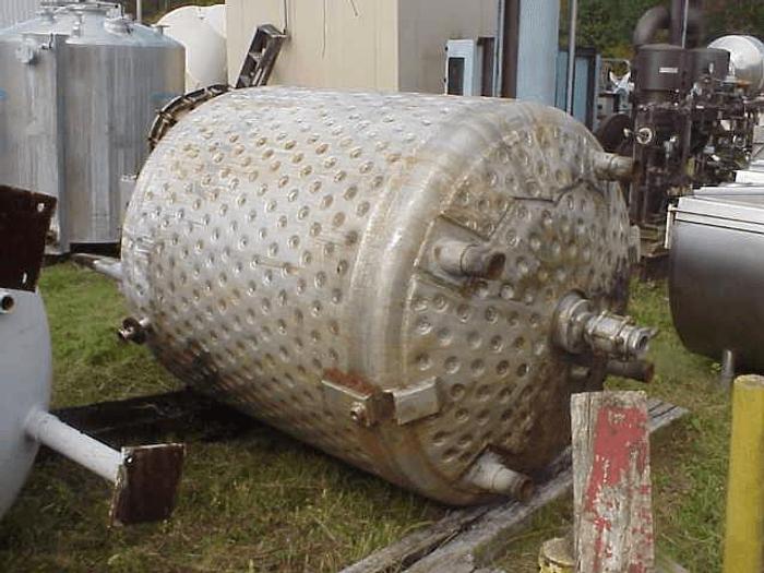 Used 750 GALLON ALLOYFAB REACTOR – T-316 – 50 PSI/150 PSI JACKET